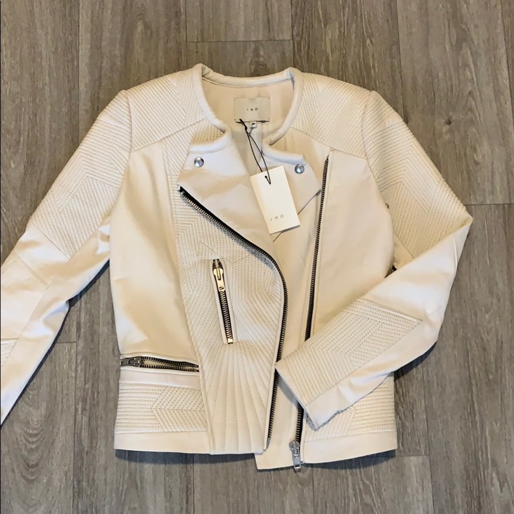 Iro leather jacket size 38